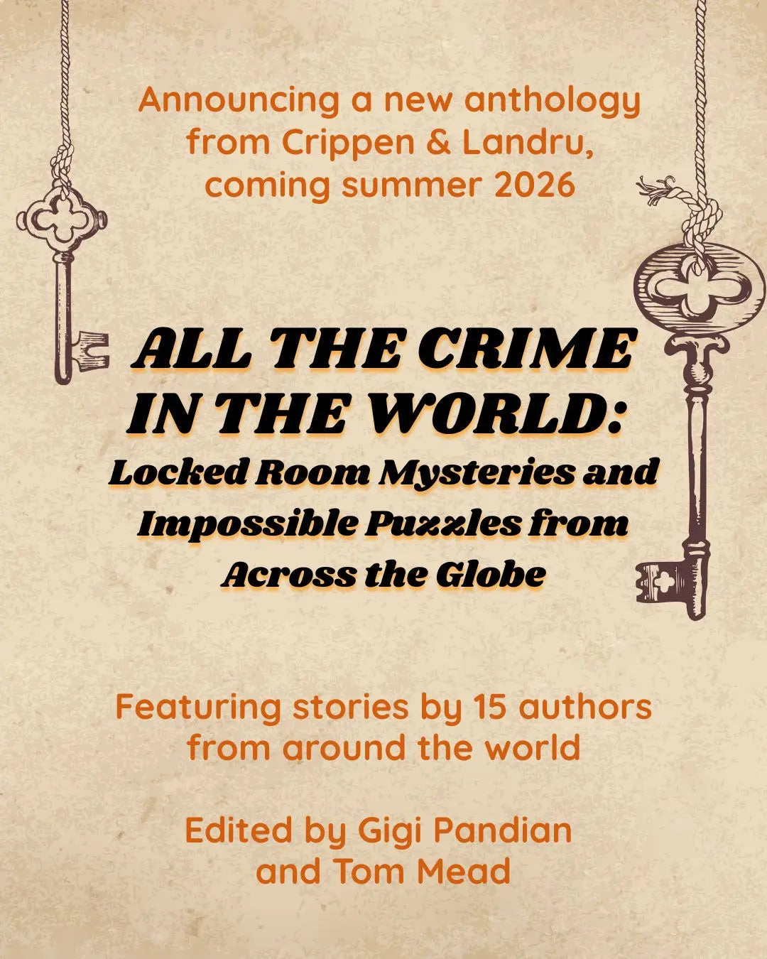 All the Crime in the World Crippen & Landru, Publishers