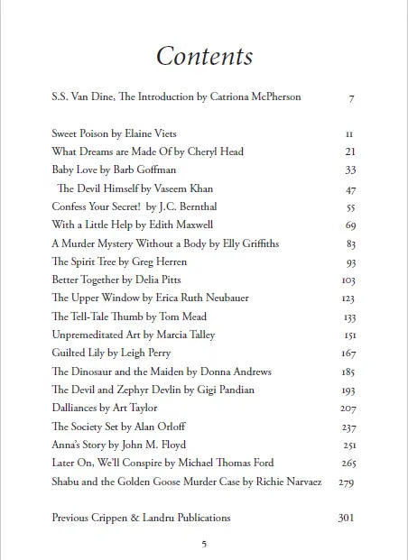 Double Crossing Van Dine - Crippen & Landru, Publishers