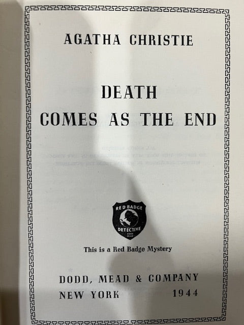 Death Comes as the End